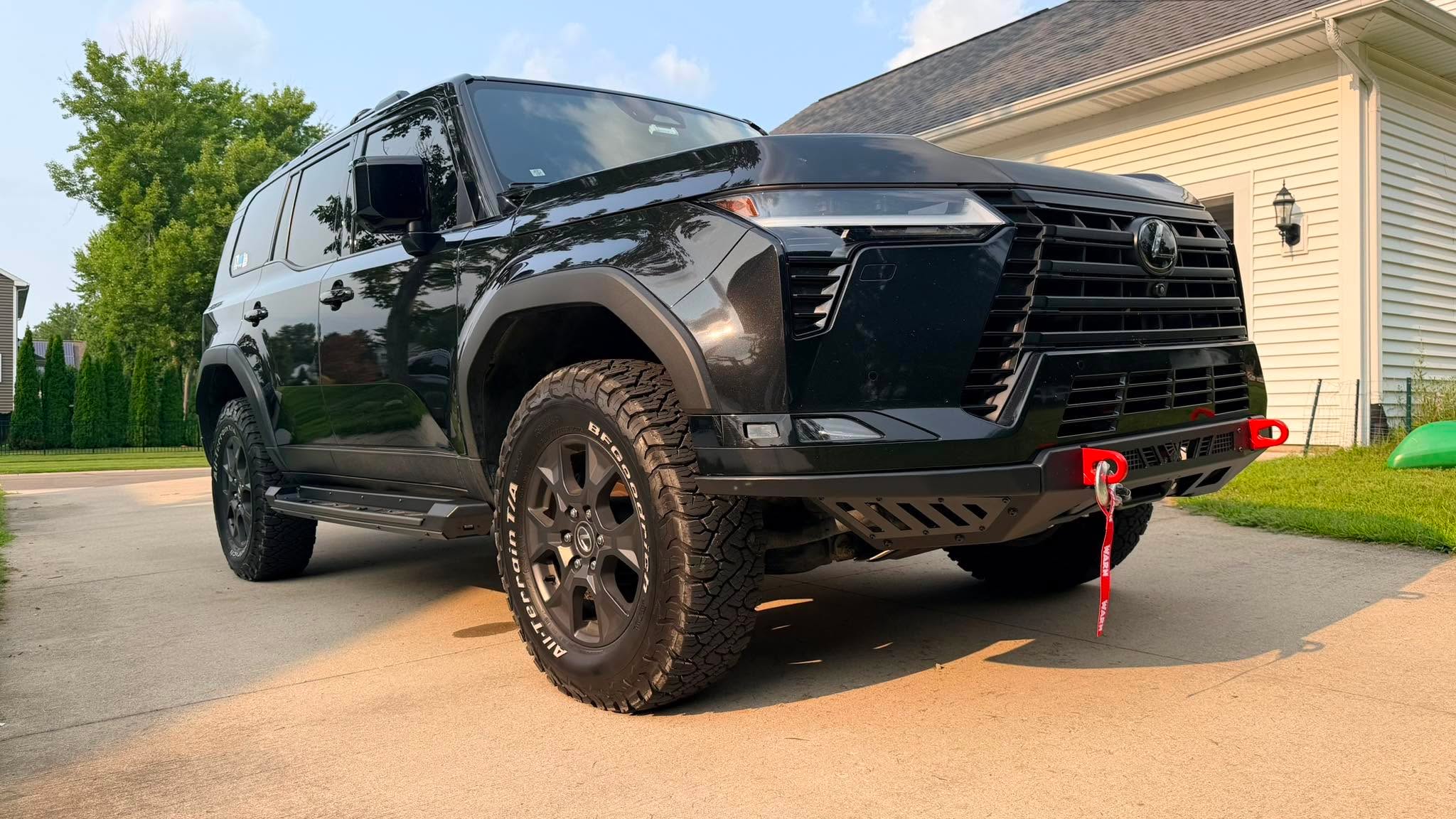 Customer photo of Lexus GX550 Aluminum Front Bumper | EVO Blitz | 2024+